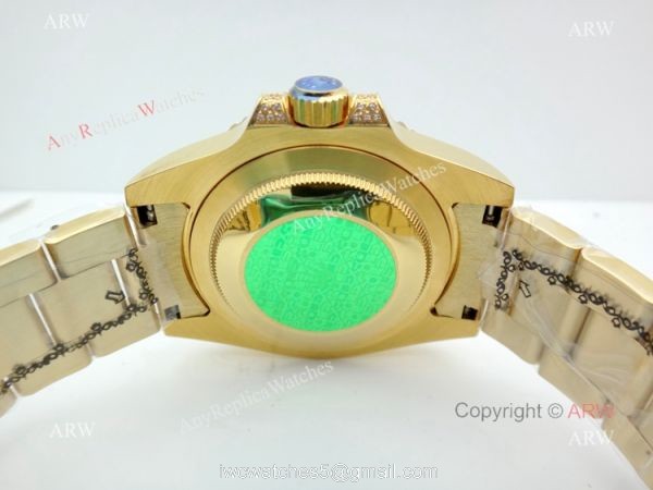 Copy Rolex GMT Yellow Gold 40mm Watch Rolex GMT Master 2 Rainbow Bezel Copy Rolex GMT Yellow Gold 40mm Watch Rolex GMT Master 2 Rainbow Bezel