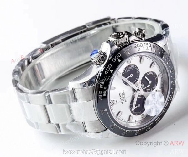 1:1 Swiss Rolex Cosmograph Daytona 4130 JH Factory Watch Silver or Gray Face 1:1 Swiss Rolex Cosmograph Daytona 4130 JH Factory Watch Silver or Gray Face