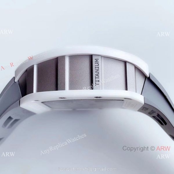 KV Factory Swiss Copy Richard Mille RM 011-FM Polo Club Saint Tropez Watch White Ceramic Gray Skeleton Dial KV Factory Swiss Copy Richard Mille RM 011-FM Polo Club Saint Tropez Watch White Ceramic Gray Skeleton Dial