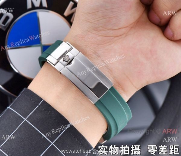 Rolex Submariner Clone 41mm Watch Blue Dial Rubber Band Rolex Submariner Clone 41mm Watch Blue Dial Rubber Band