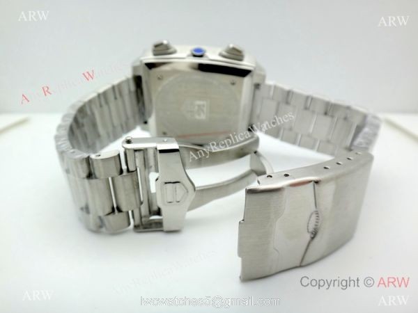 Tag Heuer Monaco Quartz Calibre 12 Replica Watch Stainless Steel Blue Red Dial Tag Heuer Monaco Quartz Calibre 12 Replica Watch Stainless Steel Blue Red Dial