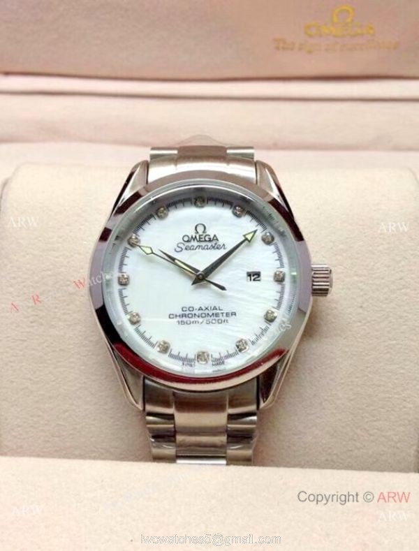 Copy Omega Seamaster 39mm Watch Black Dial Diamond Marker Copy Omega Seamaster 39mm Watch Black Dial Diamond Marker