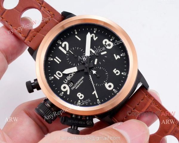 New Style U-Boat Flightdeck Chronograph Replica Watch White Markers New Style U-Boat Flightdeck Chronograph Replica Watch White Markers