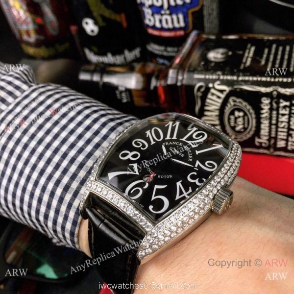 Copy Franck Muller Platinum Rotor Diamond Case White Dial Watch Copy Franck Muller Platinum Rotor Diamond Case White Dial Watch