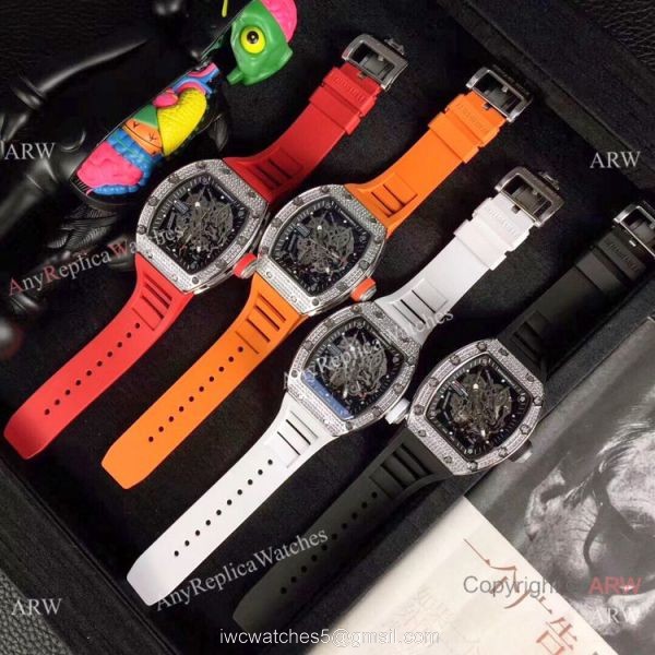 Swiss Replica Richard Mille RM035 Americas Diamond Red Rubber Watch Swiss Replica Richard Mille RM035 Americas Diamond Red Rubber Watch
