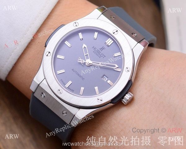 Copy Hublot Classic Fusion Watch 42mm SS Case Purple Dial Copy Hublot Classic Fusion Watch 42mm SS Case Purple Dial