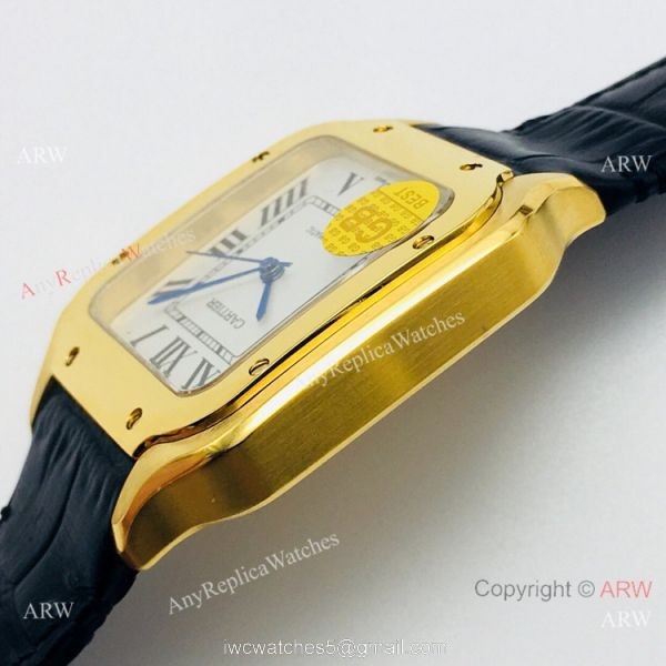(GB) 2019 New Cartier Santos Yellow Gold Watch AAA Swiss Replica (GB) 2019 New Cartier Santos Yellow Gold Watch AAA Swiss Replica