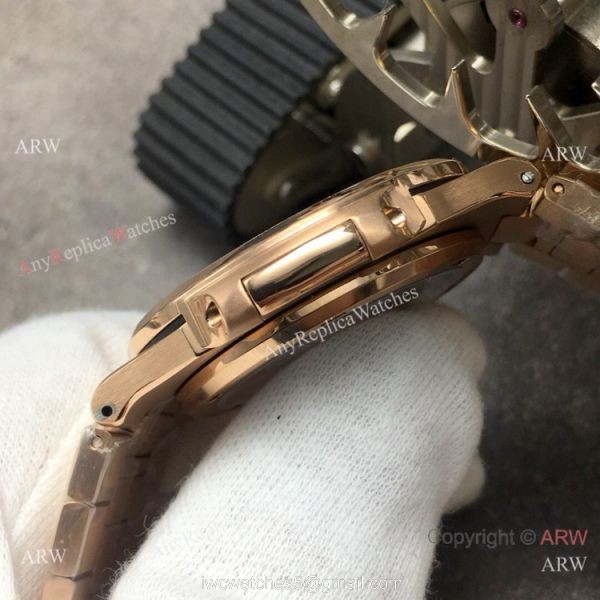 Swiss Grade Copy Patek Philippe Nautilus GBF CAL.324 Rose Gold White Dial Watch Swiss Grade Copy Patek Philippe Nautilus GBF CAL.324 Rose Gold White Dial Watch