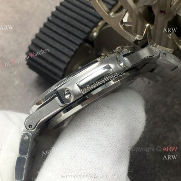 Swiss Copy Patek Philippe Nautilus SS Black Dial 40MM Watch GB Factory Swiss Copy Patek Philippe Nautilus SS Black Dial 40MM Watch GB Factory