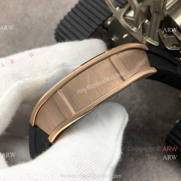 Super Clone Richard Mille AAA RM 67-01 Extra Flat Rose Gold Diamond Watch Super Clone Richard Mille AAA RM 67-01 Extra Flat Rose Gold Diamond Watch
