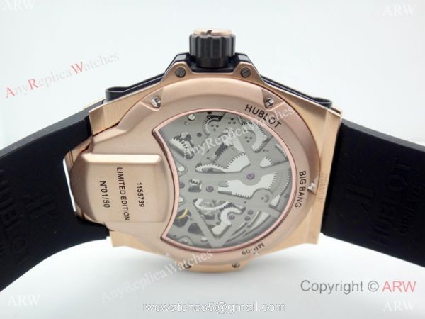 AAA Replica Hublot MP-09 Tourbillon Bi-Axis 49mm Watch Rose Gold Quartz Movement AAA Replica Hublot MP-09 Tourbillon Bi-Axis 49mm Watch Rose Gold Quartz Movement