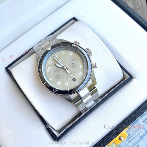 Copy Tag Heuer Autavia Flyback Stainless Steel White Dial Watches 43mm Copy Tag Heuer Autavia Flyback Stainless Steel White Dial Watches 43mm