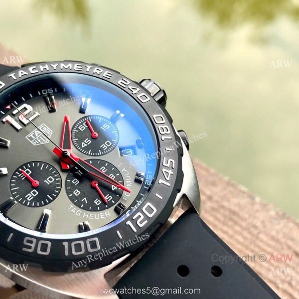 Copy Tag Heuer F1 Formula 1 Black and Silver Watch Men Size Copy Tag Heuer F1 Formula 1 Black and Silver Watch Men Size