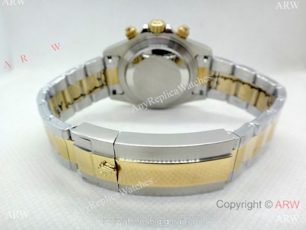 High Quality Copy Rolex Daytona Two Tone Gray Roman Watch 40mm High Quality Copy Rolex Daytona Two Tone Gray Roman Watch 40mm