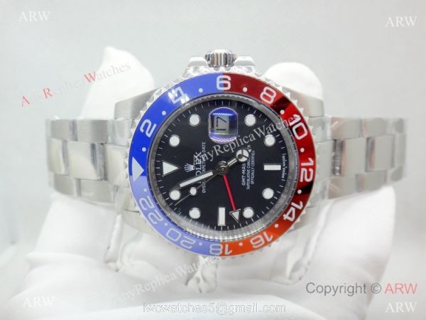 Higgest Quality Rolex GMT Master II Pepsi Replica Watch with ETA 2836 Movement Higgest Quality Rolex GMT Master II Pepsi Replica Watch with ETA 2836 Movement