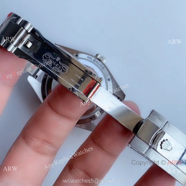 1:1 Best Edition Rolex Milgauss Label Noir Tourbillon Replica Watch Stainless Steel 1:1 Best Edition Rolex Milgauss Label Noir Tourbillon Replica Watch Stainless Steel