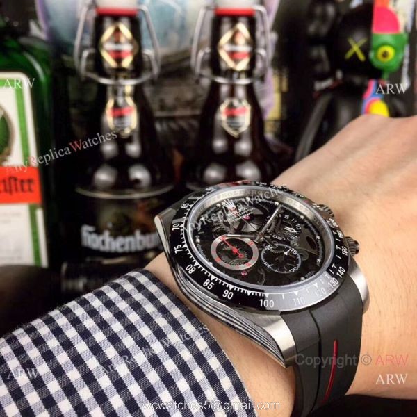 High Quality Rolex Daytona La Montoya Chronograph Watch Rubber B Strap High Quality Rolex Daytona La Montoya Chronograph Watch Rubber B Strap