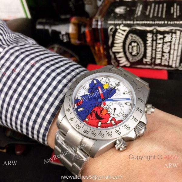 Rolex Blaken Replica Daytona Watches Blacksteel Blue&038;Red Dial Rolex Blaken Replica Daytona Watches Blacksteel Blue&038;Red Dial