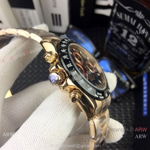 AAA Replica Rolex Daytona 40mm Watches Rose Gold Black Ceramic AAA Replica Rolex Daytona 40mm Watches Rose Gold Black Ceramic
