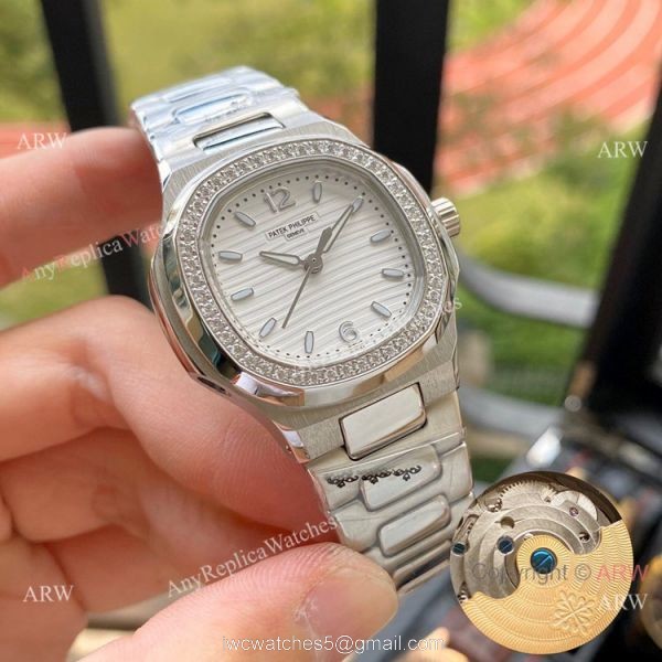 Copy Patek Philippe Nautilus Ladies 35mm Watches Diamond Bezel Copy Patek Philippe Nautilus Ladies 35mm Watches Diamond Bezel