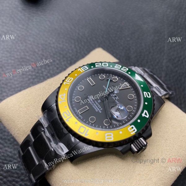 KS Factory Swiss Rolex GMT Master II Swiss ETA Watch GreenYellow Ceramic KS Factory Swiss Rolex GMT Master II Swiss ETA Watch GreenYellow Ceramic