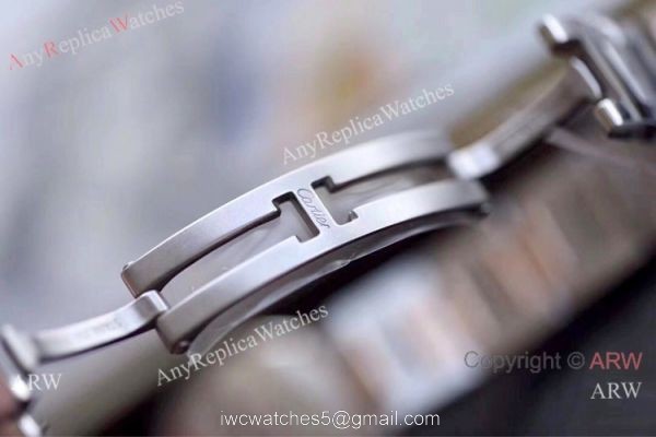 V6 Factory Cartier Ballon Bleu Two Tone Rose Gold Diamond Watch 28mm V6 Factory Cartier Ballon Bleu Two Tone Rose Gold Diamond Watch 28mm
