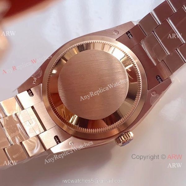 (EW Factory) Swiss Rolex Oyster Perpetual Day Date Fake Watch Rose Gold Presidential 36mm (EW Factory) Swiss Rolex Oyster Perpetual Day Date Fake Watch Rose Gold Presidential 36mm