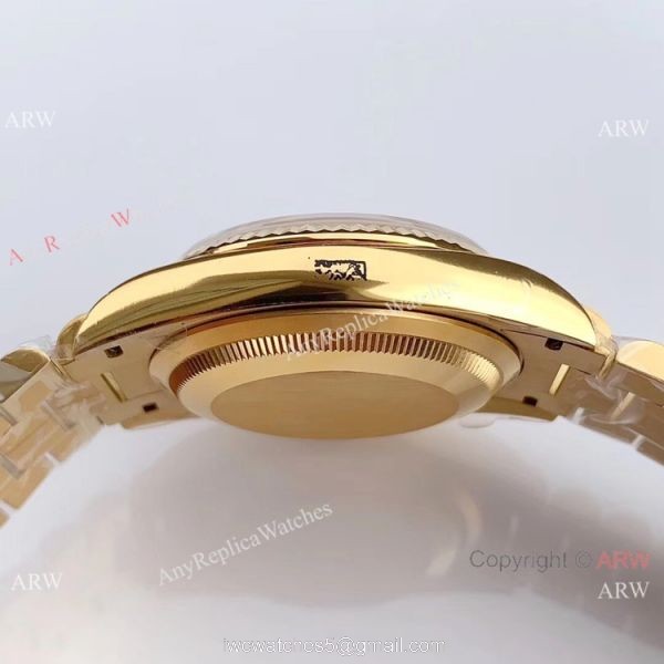 (EW Factory) Swiss Grade 1 Rolex Oyster Perpetual Day Date Fake Watch 36mm White Roman Dial (EW Factory) Swiss Grade 1 Rolex Oyster Perpetual Day Date Fake Watch 36mm White Roman Dial