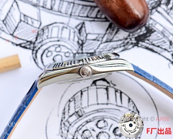 NEW UPGRADED Replica Rolex Datejust II Watch SS Blue Dial Blue Leather Strap NEW UPGRADED Replica Rolex Datejust II Watch SS Blue Dial Blue Leather Strap