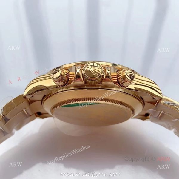 JH Factroy New Gold Rolex Daytona Rainbow Diamonds Watch Replica Swiss Cal 4130 JH Factroy New Gold Rolex Daytona Rainbow Diamonds Watch Replica Swiss Cal 4130