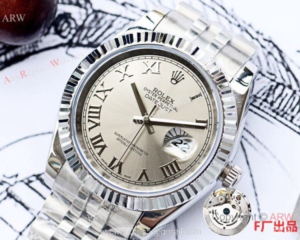 NEW UPGRADED Copy Rolex Datejust DJII 41mm Watches Stainless Steel Presidential Band Gray Dial NEW UPGRADED Copy Rolex Datejust DJII 41mm Watches Stainless Steel Presidential Band Gray Dial