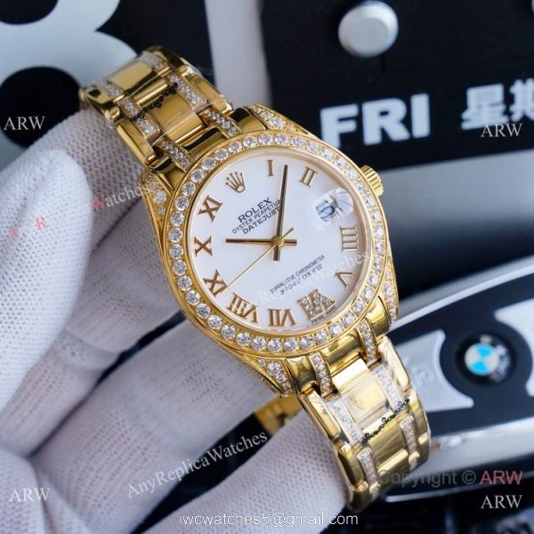 Replica Rolex Datejust Masterpiece Gold Diamond Watches 34mm Replica Rolex Datejust Masterpiece Gold Diamond Watches 34mm