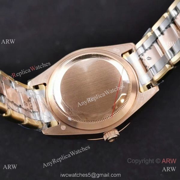 Copy Rolex DayDate Special Edition Men Watch Two Tone Rose Gold Diamond Copy Rolex DayDate Special Edition Men Watch Two Tone Rose Gold Diamond