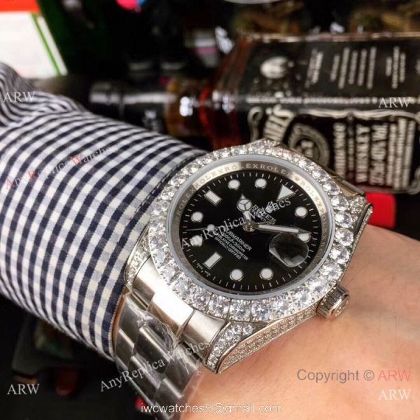 Fake Rolex Blue Face Submariner Date Diamond Bezel Stainless Steel Watches 40mm Fake Rolex Blue Face Submariner Date Diamond Bezel Stainless Steel Watches 40mm