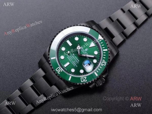 V6 Factory Rolex Blaken Submariner Green Dial Knockoff Watch Swiss 3135 For Men V6 Factory Rolex Blaken Submariner Green Dial Knockoff Watch Swiss 3135 For Men