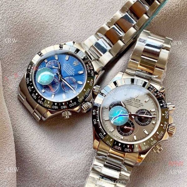 Rolex Daytona Blue Dial Replica Black Ceramic Bezel Watch 40mm Men Rolex Daytona Blue Dial Replica Black Ceramic Bezel Watch 40mm Men