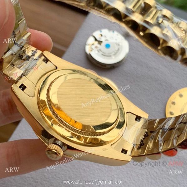 Upgraded Rolex Datejust II All White Dial Gold Presidential Watch 40mm Upgraded Rolex Datejust II All White Dial Gold Presidential Watch 40mm