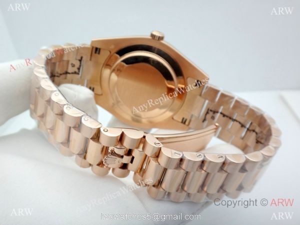 High Quality Rolex Day Date Rose Gold President White Dial Watch 40mm High Quality Rolex Day Date Rose Gold President White Dial Watch 40mm
