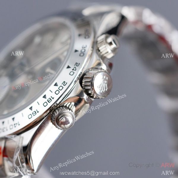 Swiss Quality Copy Rolex Comograph Daytona 40 Watch Ceramic Bezel Rhodium Grey Dial Swiss Quality Copy Rolex Comograph Daytona 40 Watch Ceramic Bezel Rhodium Grey Dial