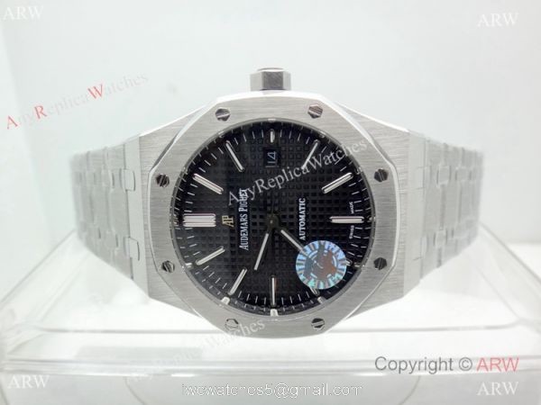 ZF Factory Audemars Piguet Royal Oak Swiss 9015 Watch 41mm Black Dial Stainless Steel ZF Factory Audemars Piguet Royal Oak Swiss 9015 Watch 41mm Black Dial Stainless Steel