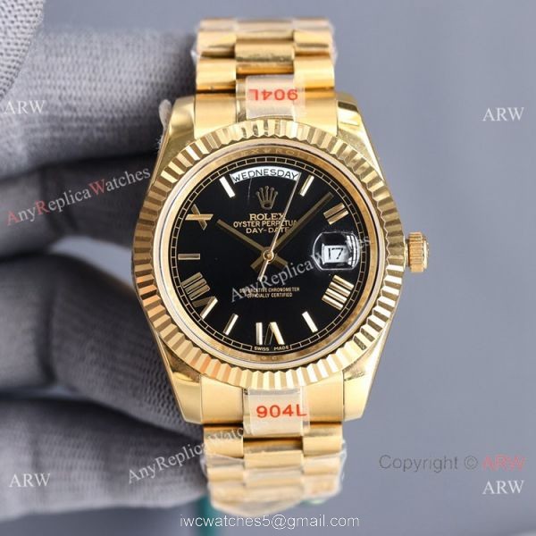 Swiss Quality Rolex Day Date 2 Citizen 8215 Gold Presidential Watch Super AAA Case Swiss Quality Rolex Day Date 2 Citizen 8215 Gold Presidential Watch Super AAA Case