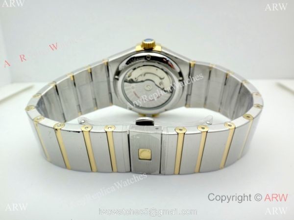 Replica Omega Constellation Two Tone Diamond Watch 38mm Men Replica Omega Constellation Two Tone Diamond Watch 38mm Men