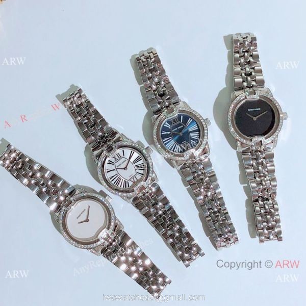Copy Roger Dubuis Velvet Lady Watches Stainless Steel Blue Dial Copy Roger Dubuis Velvet Lady Watches Stainless Steel Blue Dial