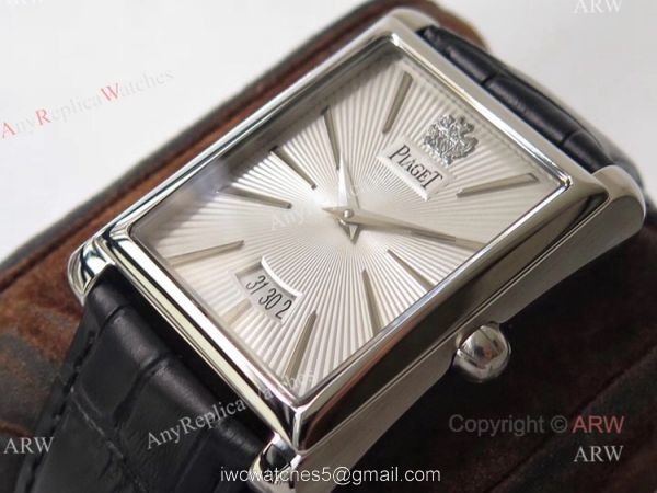 Best Replica Piaget Emperador Silver Dial Stainless Steel Mens Watch Best Replica Piaget Emperador Silver Dial Stainless Steel Mens Watch