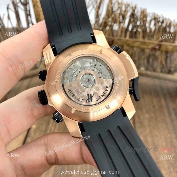 Fake Hublot Geneve Big Bang Perpetual Calendar Men Watch Black Dial Rose Gold 46mm Fake Hublot Geneve Big Bang Perpetual Calendar Men Watch Black Dial Rose Gold 46mm