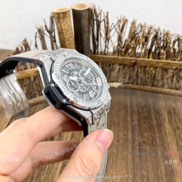 AAA Replica Hublot Big Bang Unico Sapphire Iced Out Watches AAA Replica Hublot Big Bang Unico Sapphire Iced Out Watches