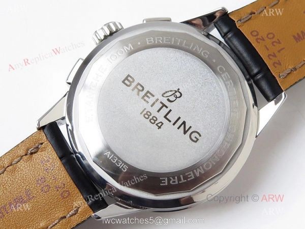 (BLS) New Breitling Premier Chronograph Replica Watch Black Dial Black Leather Strap (BLS) New Breitling Premier Chronograph Replica Watch Black Dial Black Leather Strap