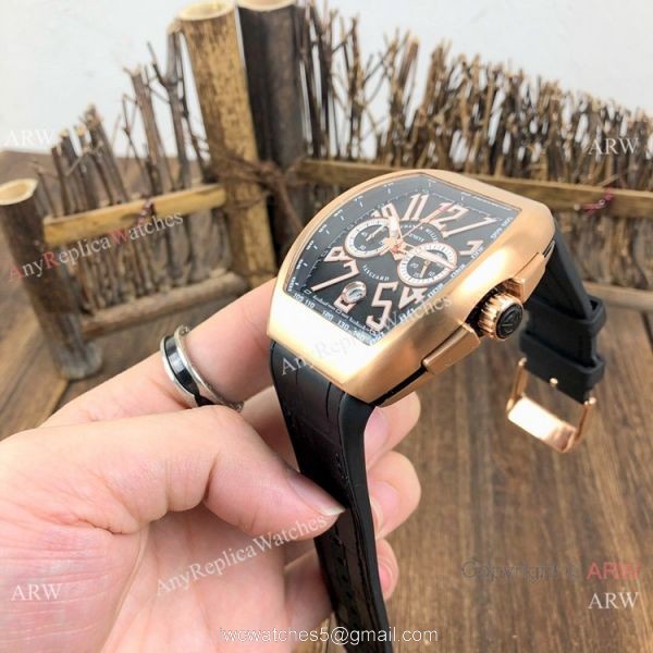 Best Replica Franck Muller Vanguard Rose Gold Chronograph Watch Best Replica Franck Muller Vanguard Rose Gold Chronograph Watch