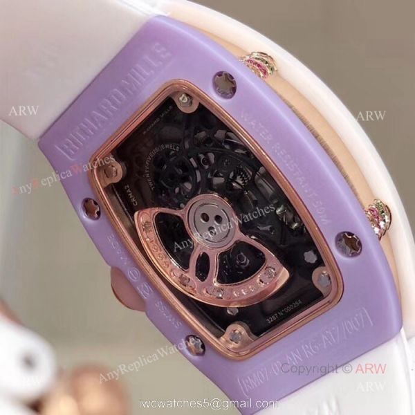 New Copy Richard Mille RM 07-03 Cupcake BonBon White Ceramic Ladies Watch New Copy Richard Mille RM 07-03 Cupcake BonBon White Ceramic Ladies Watch