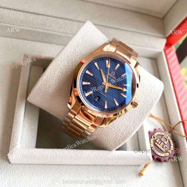 Omega Seamaster Aqua Terra 150 m 41mm Watches Two Tone Rose Gold Omega Seamaster Aqua Terra 150 m 41mm Watches Two Tone Rose Gold